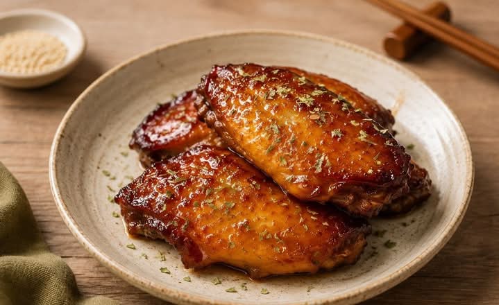 Roasted Teriyaki Chicken Wings