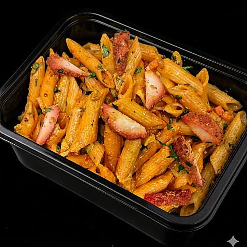 Butter Chicken Penne Pasta  / Pennes au poulet et au beurre