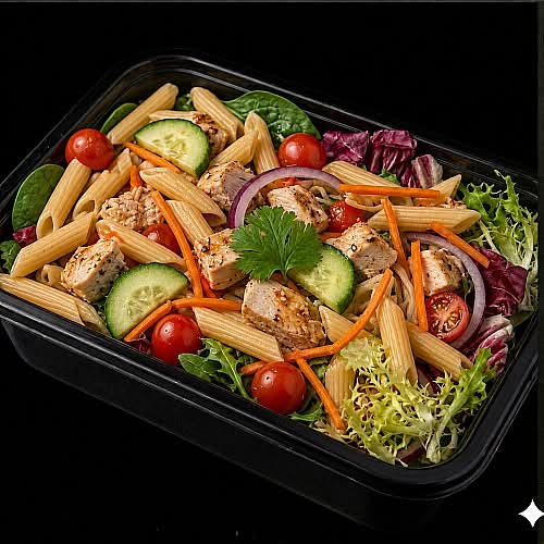 Asian Style Chicken Pasta Salad