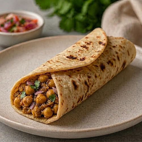 Channa Masala Wrap / Wrap au Pois Chiches Épicés