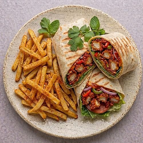Spicy Chicken Wrap / Wrap au Poulet Épicé