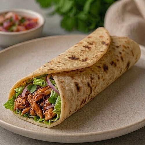 BBQ Chicken Wrap / Wrap au poulet grillé