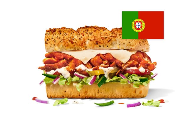Poulet épicé à l’ail