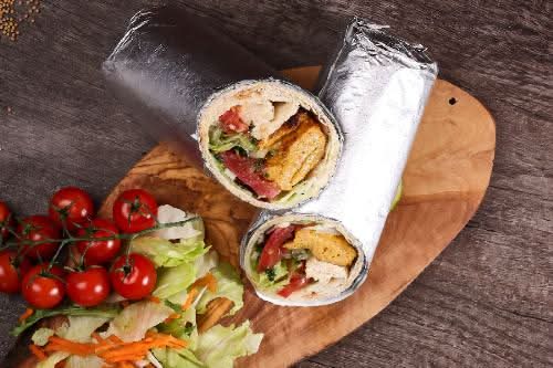 Marinated Chicken Leg Wrap Combo / رپ جوجه (ران)