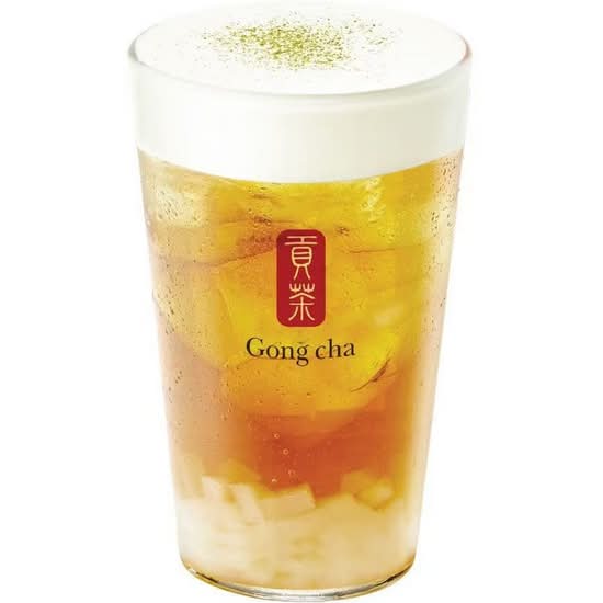 Oolong Tea/w Coconut Jelly & Milk Foam / Oolong Tea/w Coconut Jelly & Milk Foam
