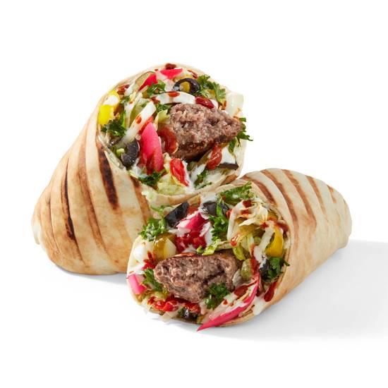 Beef Kofta Kabob Wrap