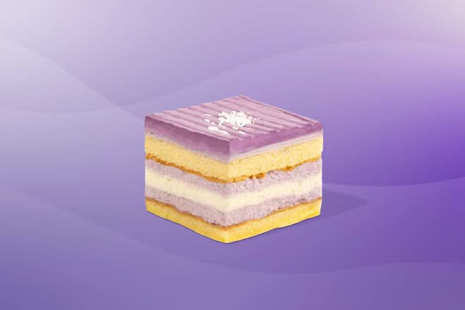 Ube Coconut Mousse Cake