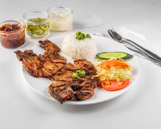 Cơm Sườn Nướng - Grilled Pork Chop Rice