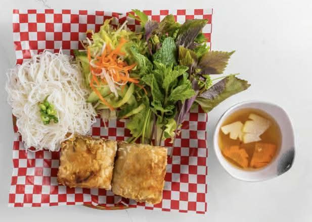 Bún Nem Cua Bể Hải Phòng - Vermicelli with Crab Spring Rolls