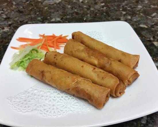 V30. deep-fried Vegetarian Spring Rolls