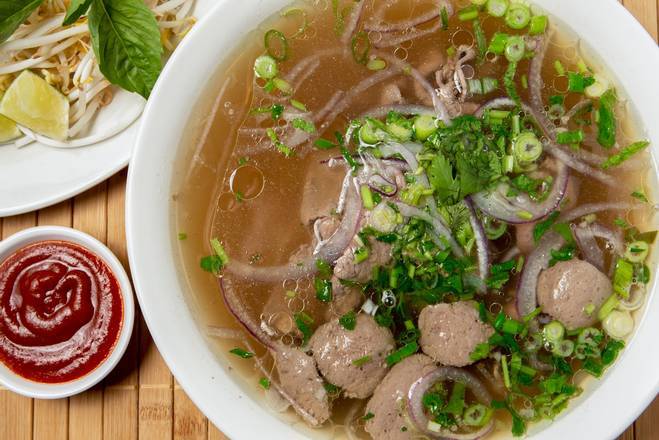 P42A Beef and beef ball Noodles  soup