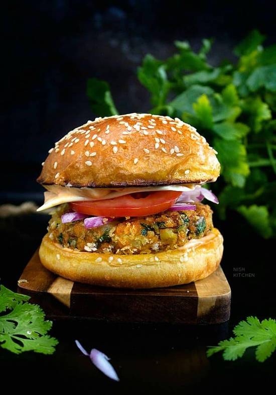 Veg. Aloo Tikki Burger