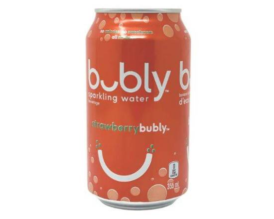 Bubly Fraises/Strawberry  (355ml)