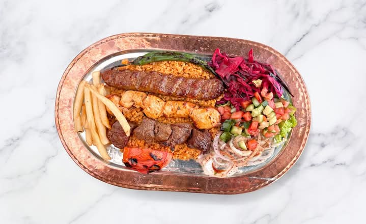 Chef's Mix Grill Dinner for 1 (1Adana, 1Chicken Shish, 1Lamb Shish)