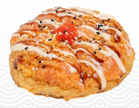 11. Pizza Sushi au Saumon (6mcx) / Salmon Sushi Pizza (6pcs)