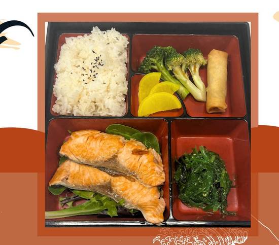 Teriyaki Salmon Bento Box