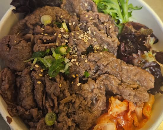 Korean Beef Bulgogi with Kimchi