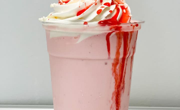 Strawberries and Cream Milkshake