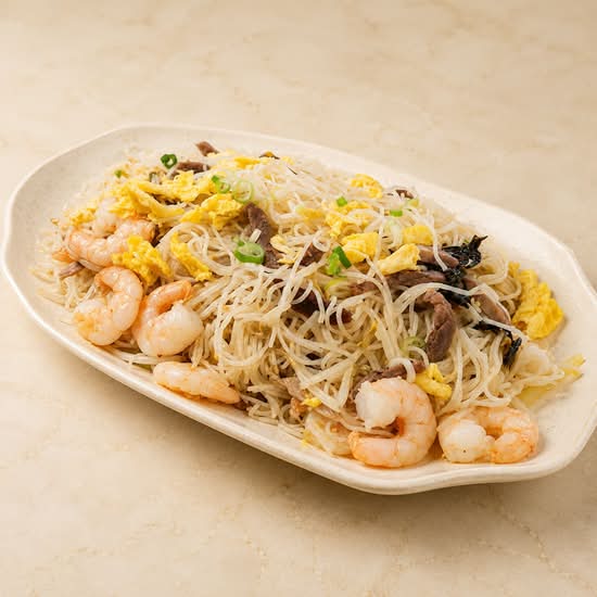 House Special Stir-Fried Rice Vermicelli (Vermicelles de Riz Sautés Style Maison)家乡炒米