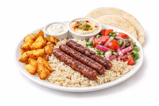 Assiette de Merguez / Merguez Sausage Plate