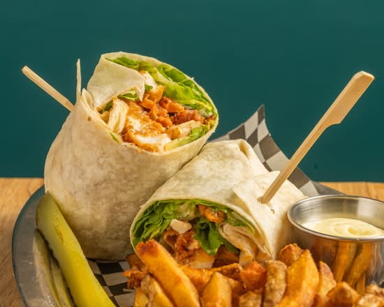 Buffalo Chicken Caesar Wrap