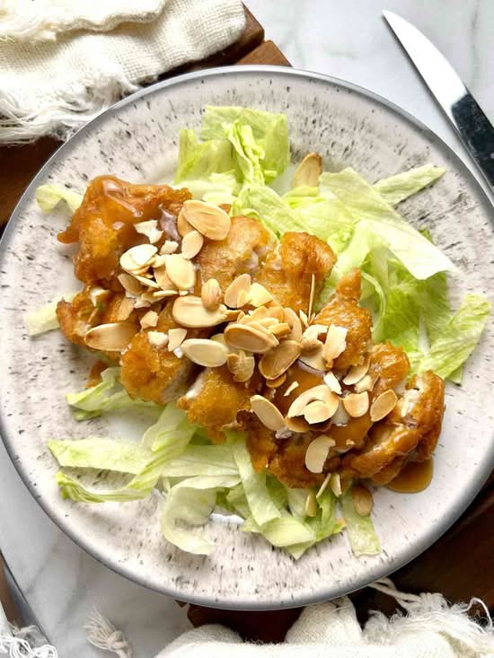 Deep Fried Almond Chicken