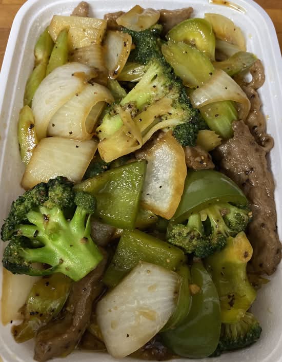 45. Beef in Black Pepper Sauce