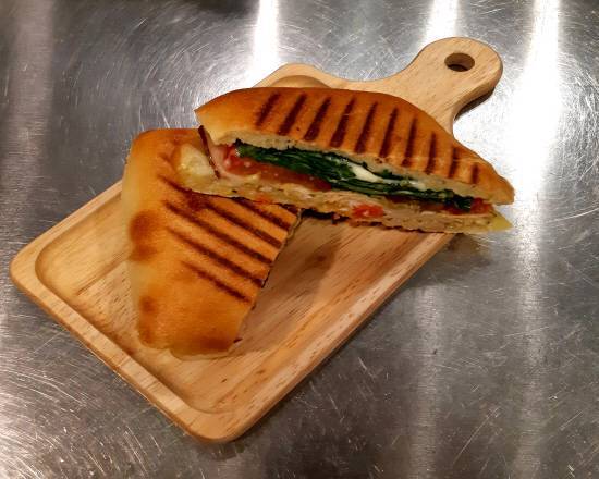 Grilled Pesto Turkey Panini