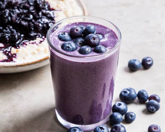 Fresh Blueberry Milkshake