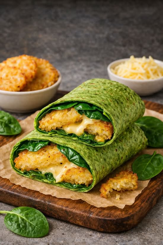 Loaded Cheesy Potato Wrap
