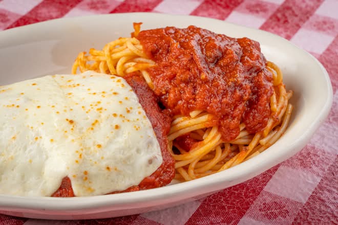Chicken Parmesan with Spaghetti
