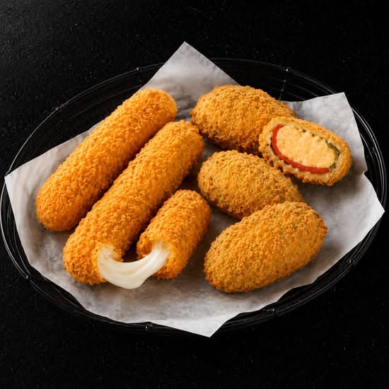 Cheese Sticks and Poppers (8 pieces)