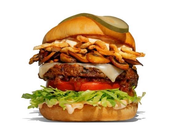 Mushroom Veggie Burger
