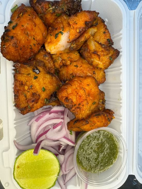 Tandoori Fish Tikka ( 1 Pound) Famous in the Town(7000 + Sold)) + FREE MASALA FRIES