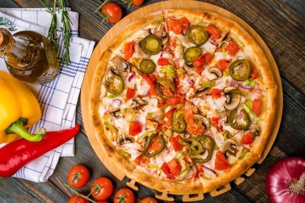 Mexican Pizza + FREE MASALA FRIES