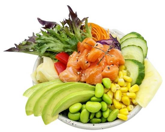 A1-Poke saumon / Salmon Poke