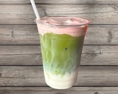 Strawberry Matcha Latte