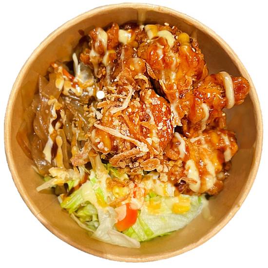 Sweet & Spicy Chicken Cupbop