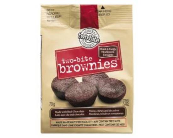 Two bite brownies