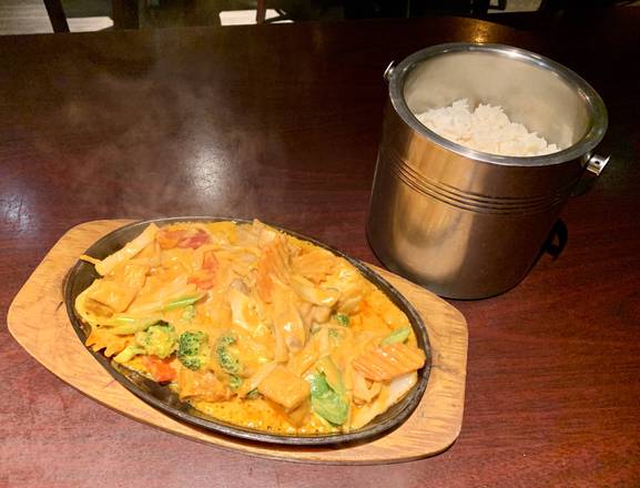 91. Sizzling Red Curry Coconut Tofu