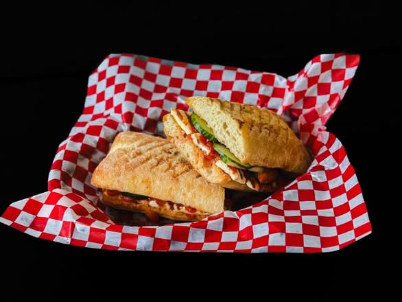 Grilled Halloumi Cheese Panini