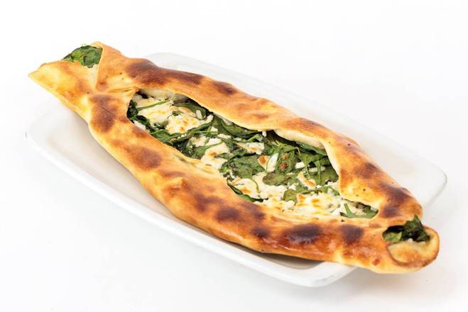 Spinach and Cheese Pide