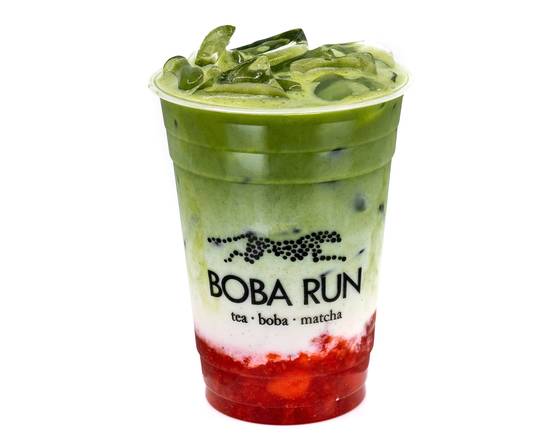 Strawberry Matcha Latte