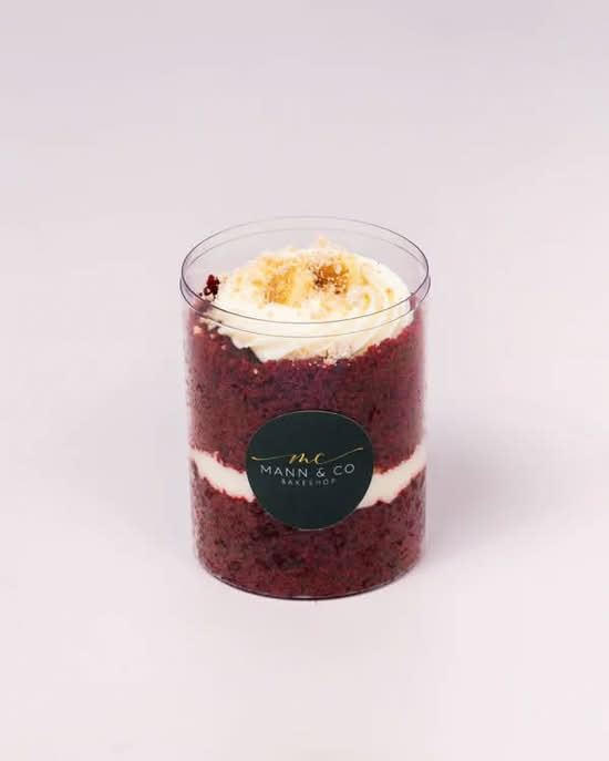 Red Velvet Cake Jar
