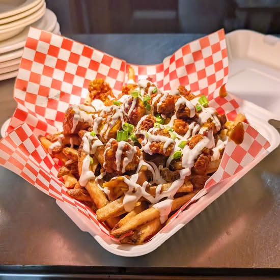 Buffalo Chicken Loaded Fries
