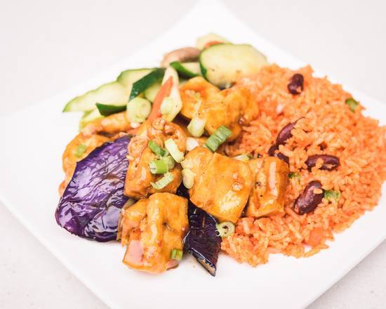 3 Veggie/Rice/Noodle (Vegetarian Combo)