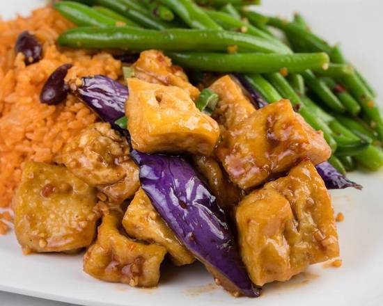 Eggplant and Tofu