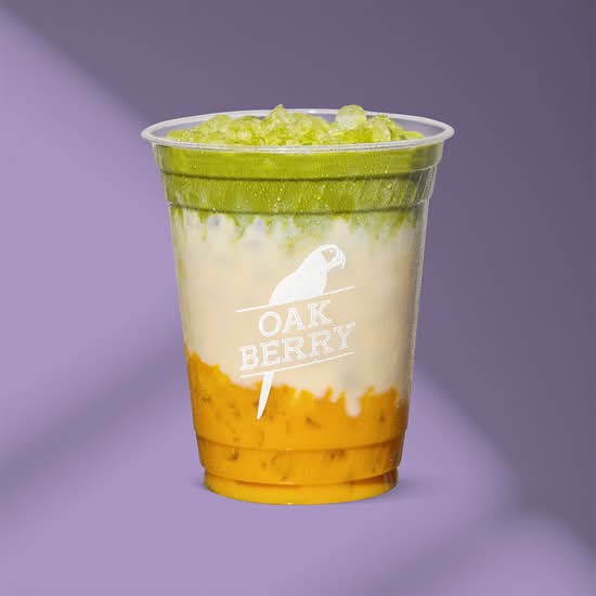 Iced Mango Matcha Latte