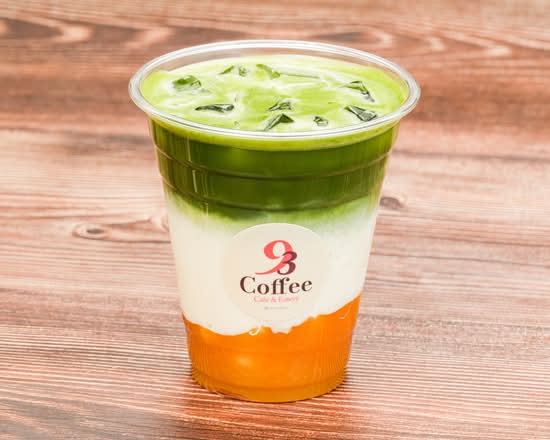 Iced Mango Matcha Latte