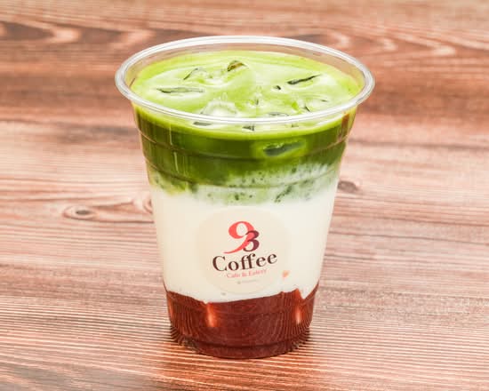 Iced Strawberry Matcha Latte